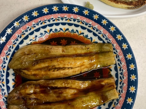 5分で簡単・節約!ナスの白焼き・蒲焼き!